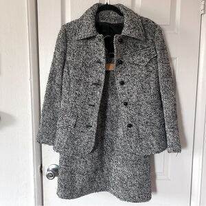 Vintage Devon Hall Tweed Skirt Suit Set